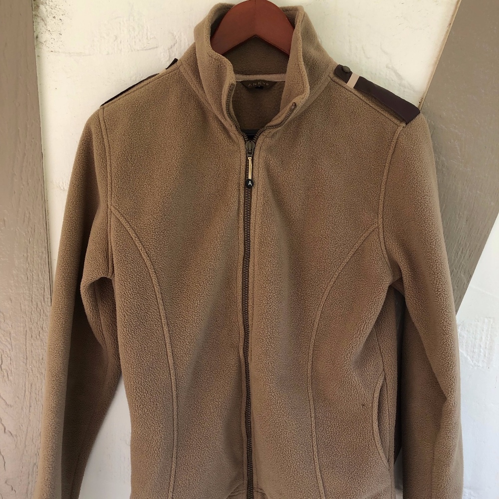 Anky Brown Fleece Jacket
